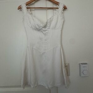 House of CB white lace dress